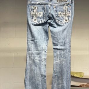 Miss Me Women's Boot Cut Jeans in Blue